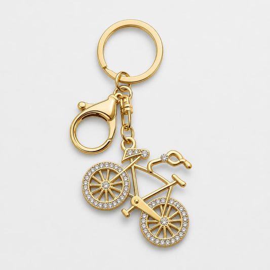 Llavero Ciclismo LOOP - Bicicleta con Strass Premium - principal