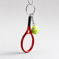 Llavero Tenis LOOP - Raqueta y Pelota Premium - Red