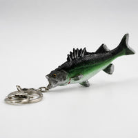 Llavero Pesca LOOP - Pez Realista Coleccionable Premium - Black Bass