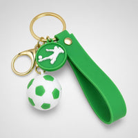 Llavero Fútbol LOOP - Balón y Correa Premium - Green