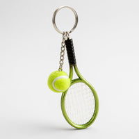 Llavero Tenis LOOP - Raqueta y Pelota Premium - Green