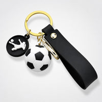 Llavero Fútbol LOOP - Balón y Correa Premium - Black