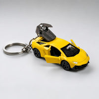 Llavero Coches LOOP - Deportivo a Escala Premium - Yellow