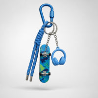 Llavero Skate LOOP - Mini Monopatín Premium - Blue